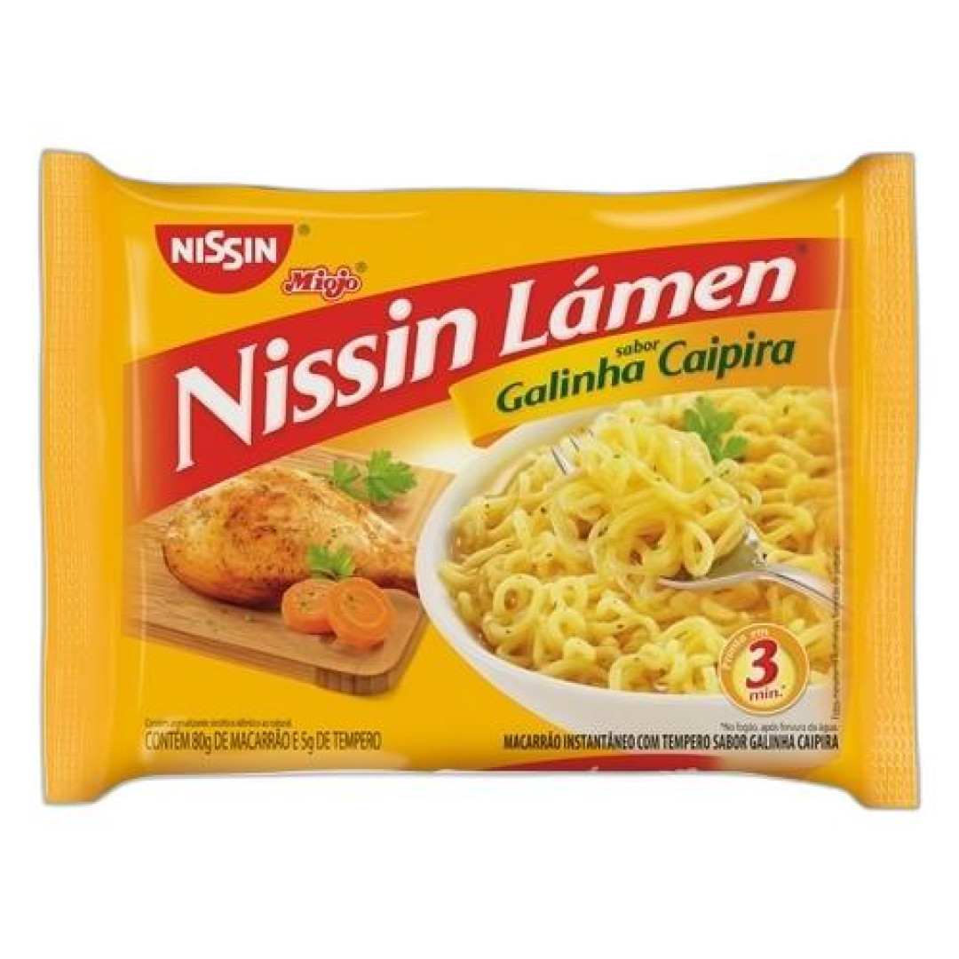 Detalhes do produto Macarrao Inst 85Gr Nissin Galinha Caipira