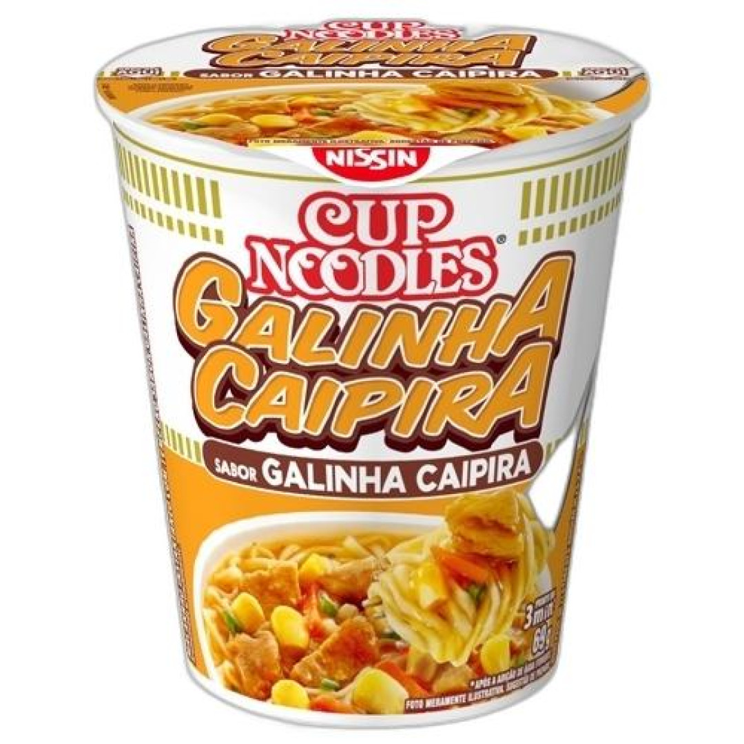 Detalhes do produto Macarrao Inst Cup Noodles 69Gr Nissin Galinha Caipira