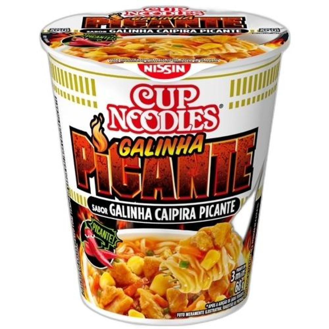 Detalhes do produto Macarrao Inst Cup Noodles 68Gr Nissin Gal Caip/picant