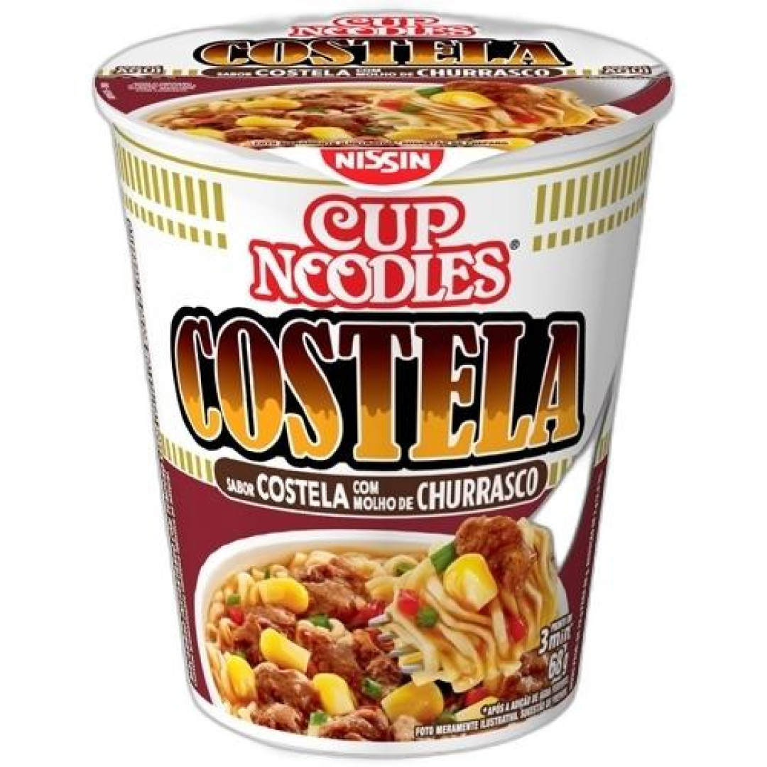 Detalhes do produto Macarrao Inst Cup Noodles 68Gr Nissin Costela Churras