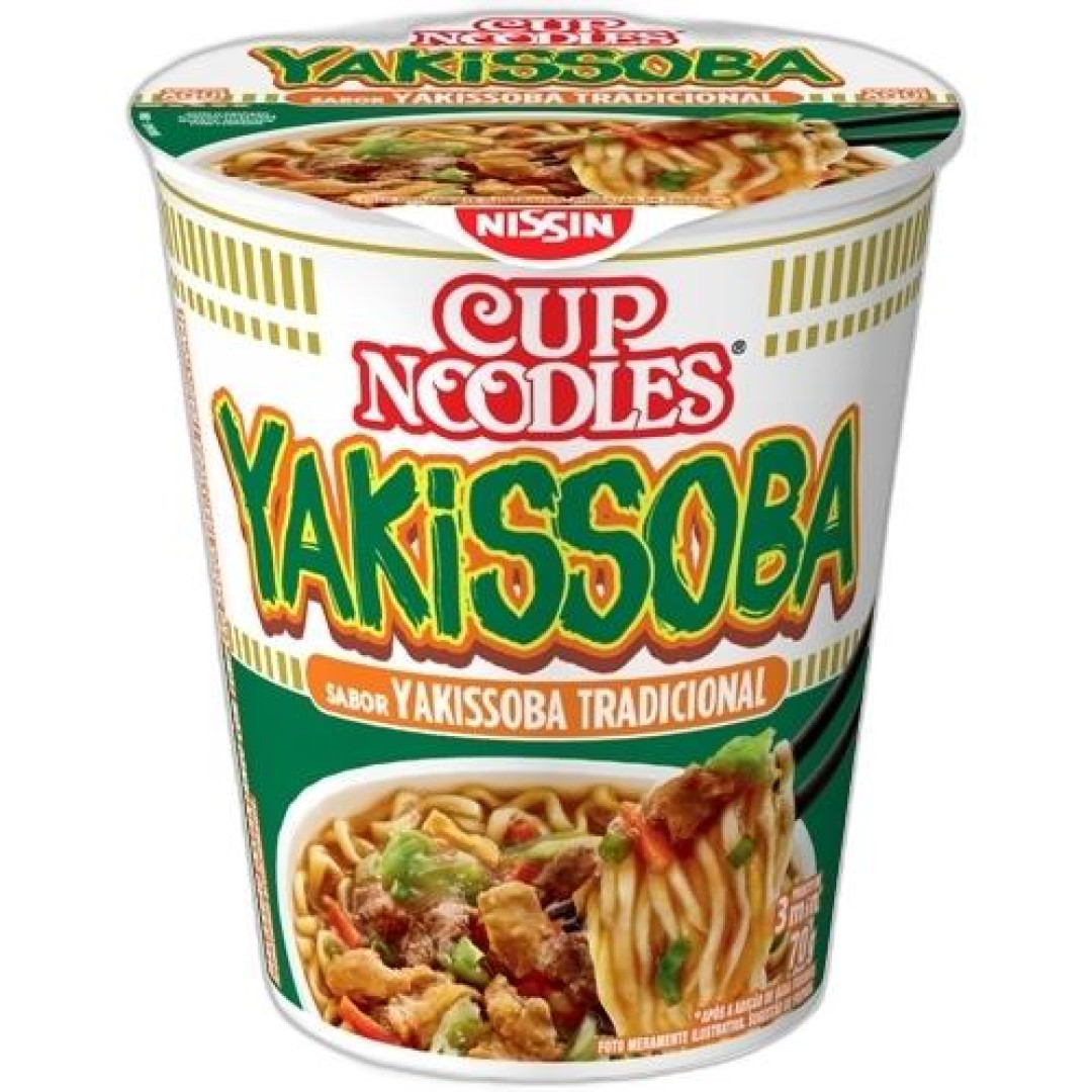 Detalhes do produto Macarrao Inst Cup Noodles 70Gr Nissin Yakissoba
