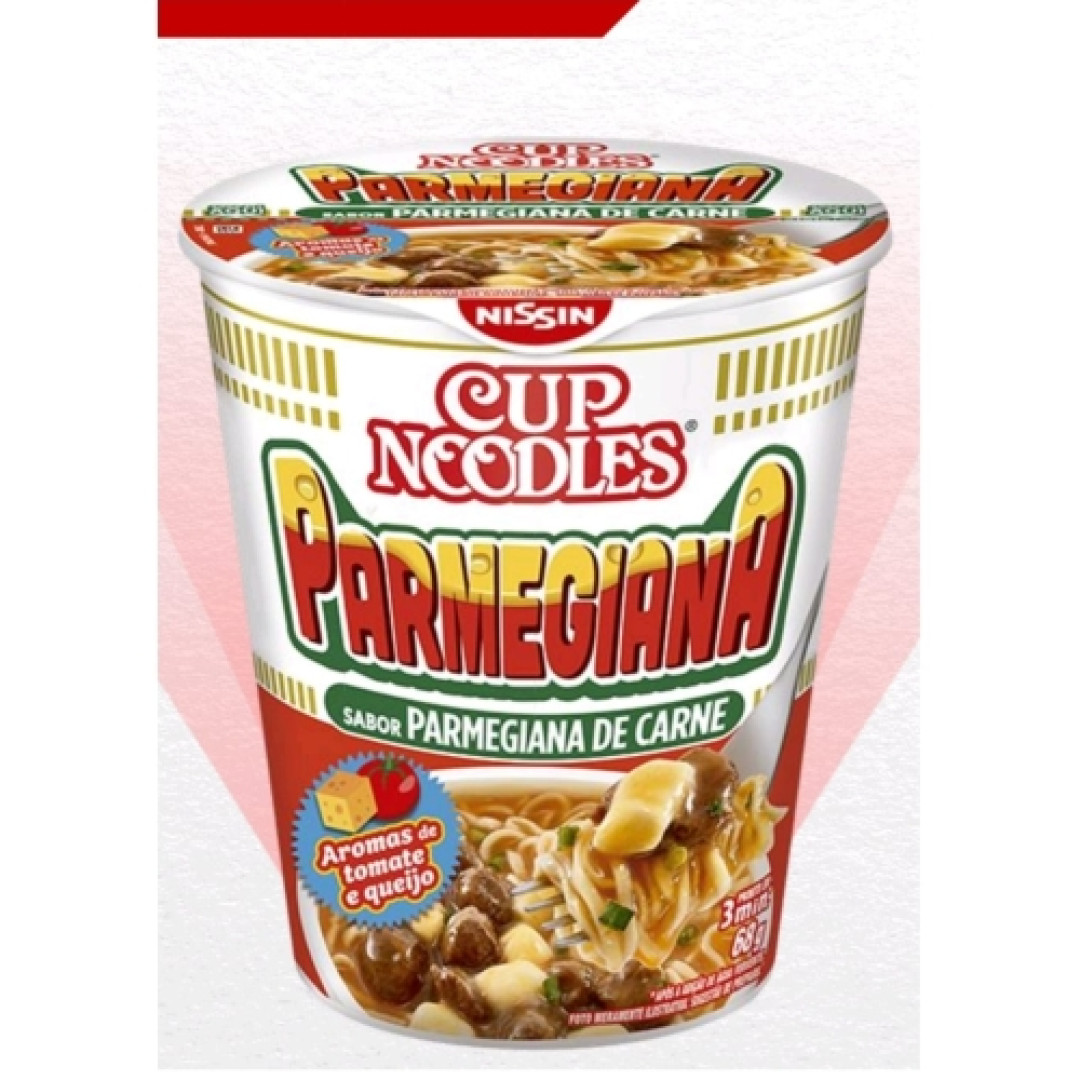 Detalhes do produto Macarrao Inst Cup Noodles 68Gr Nissin Parmegian.carne