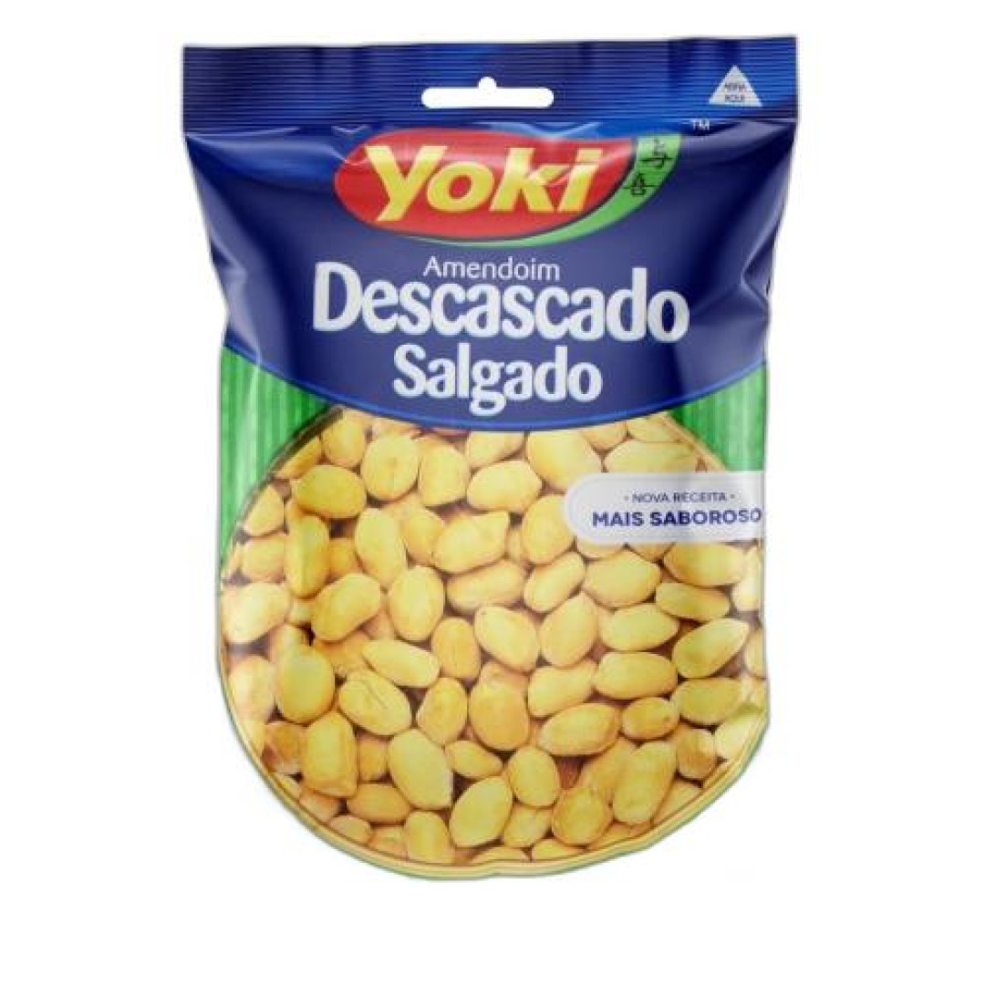 Detalhes do produto Amendoim Descascado Sem Pele 150Gr Yoki Salgado