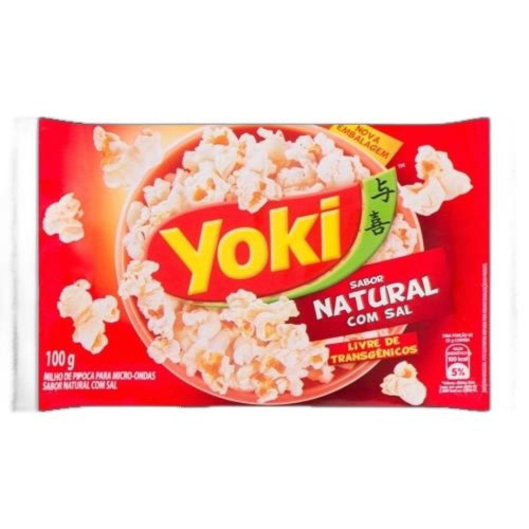 Detalhes do produto Pipoca Microondas Popcorn 100Gr Yoki Sal