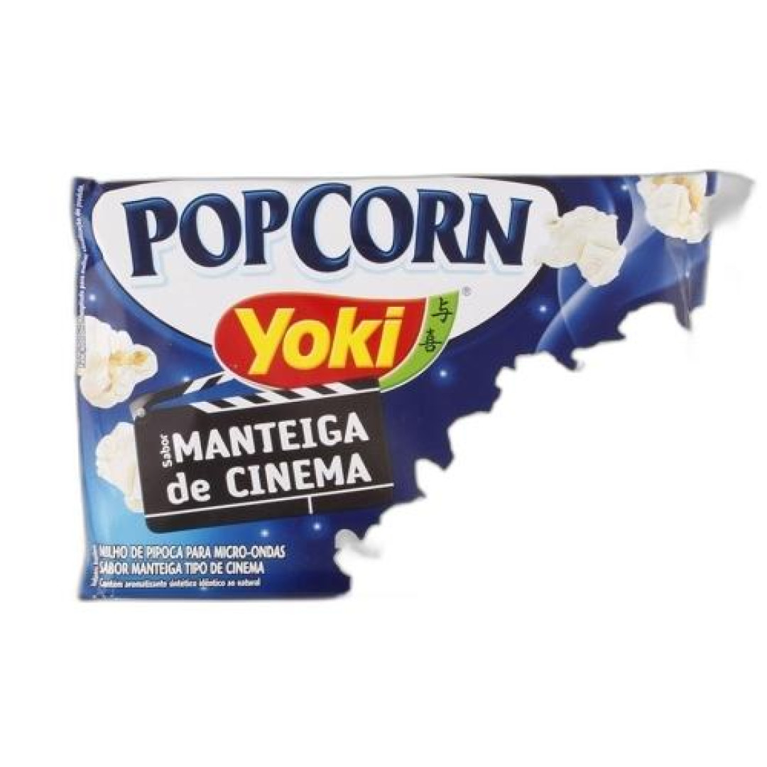 Detalhes do produto Pipoca Microondas Cinema 100Gr Yoki Manteiga