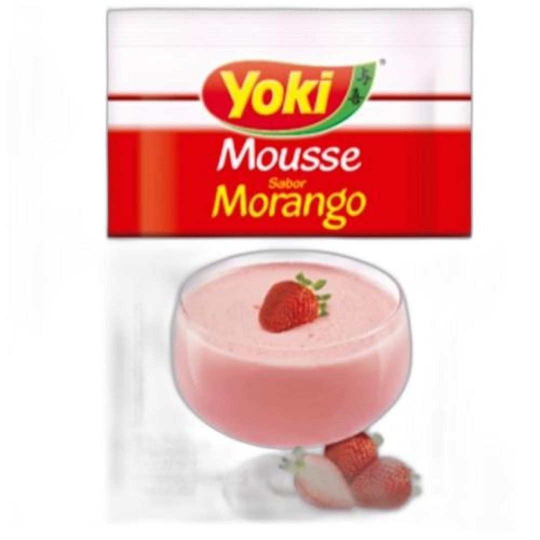 Detalhes do produto Mistura Mousse Pc 70Gr Yoki Morango