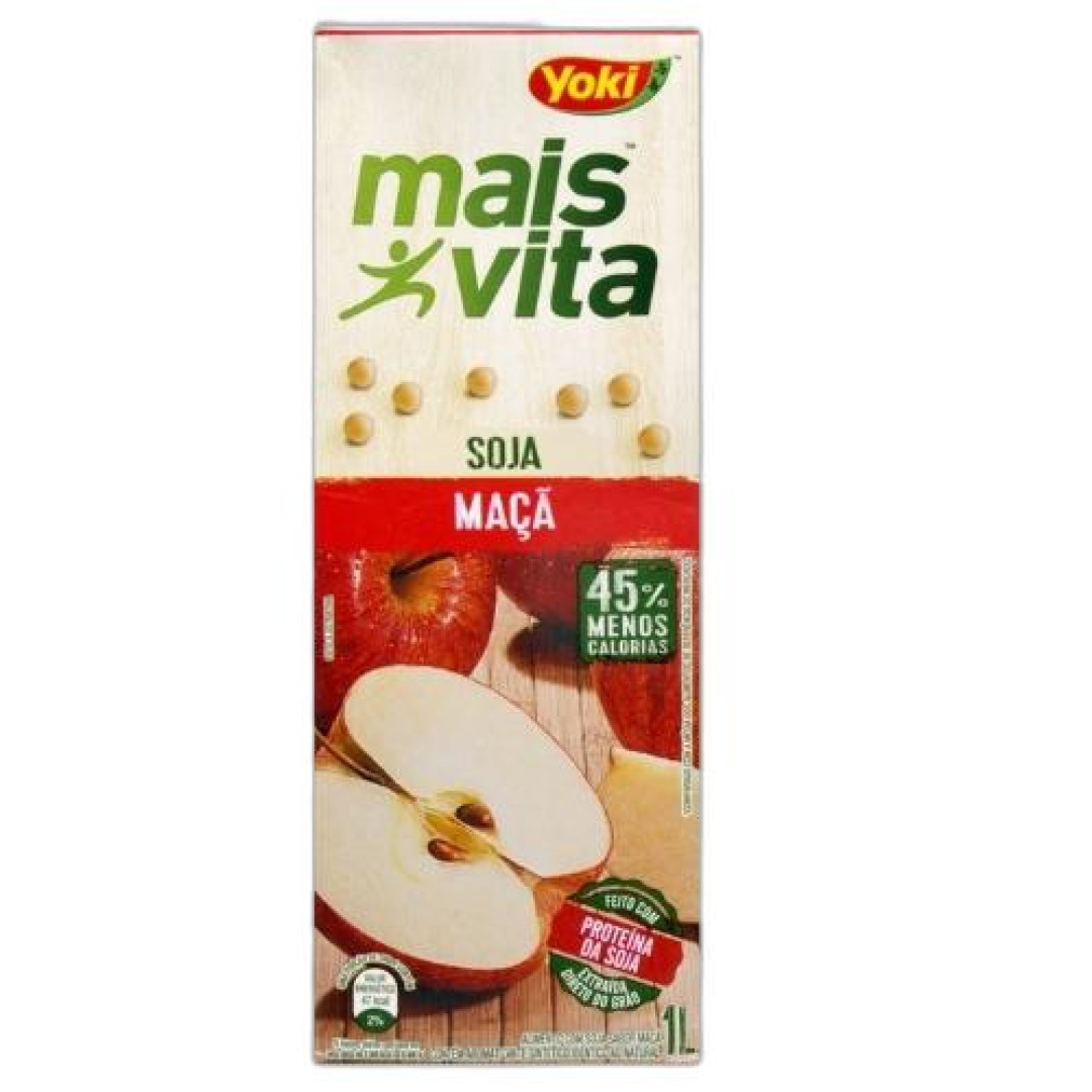 Detalhes do produto Suco Mais Vita Soja 01Lt Yoki Maca