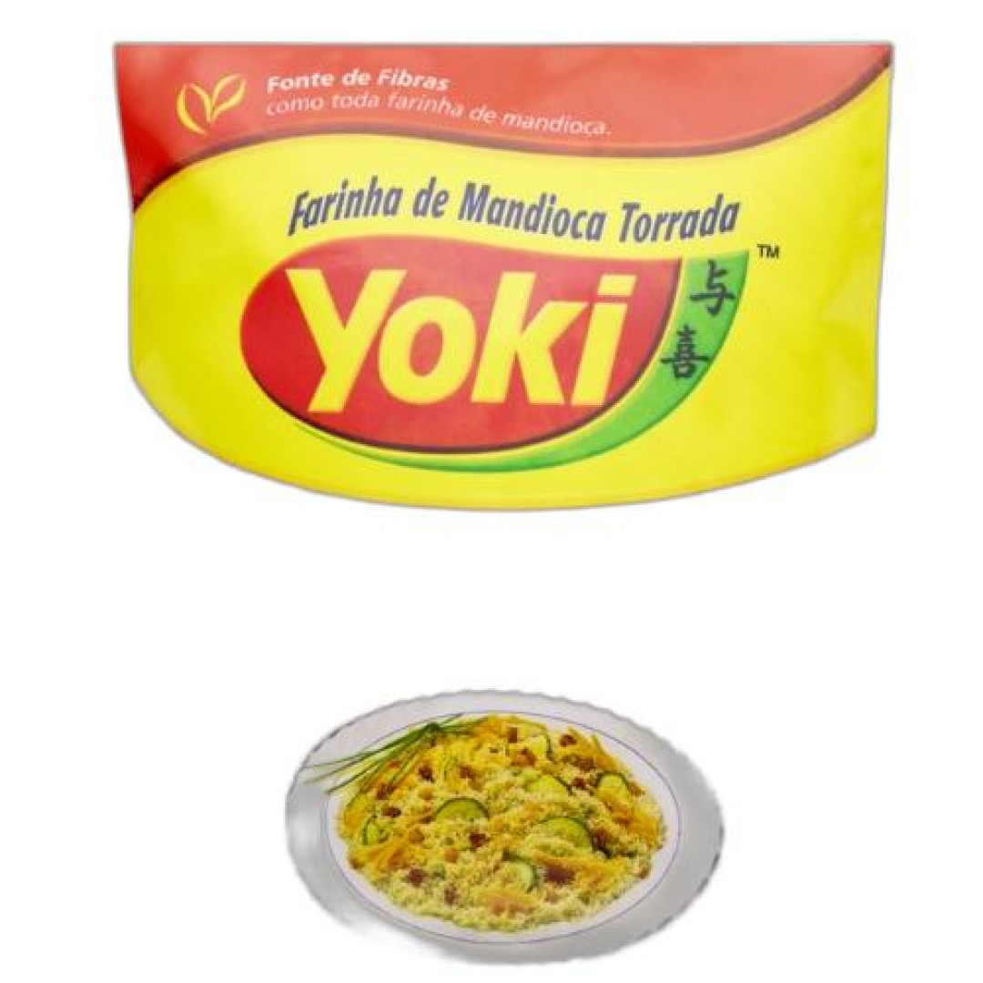 Detalhes do produto Farinha Mandioca 500Gr Yoki Torrado