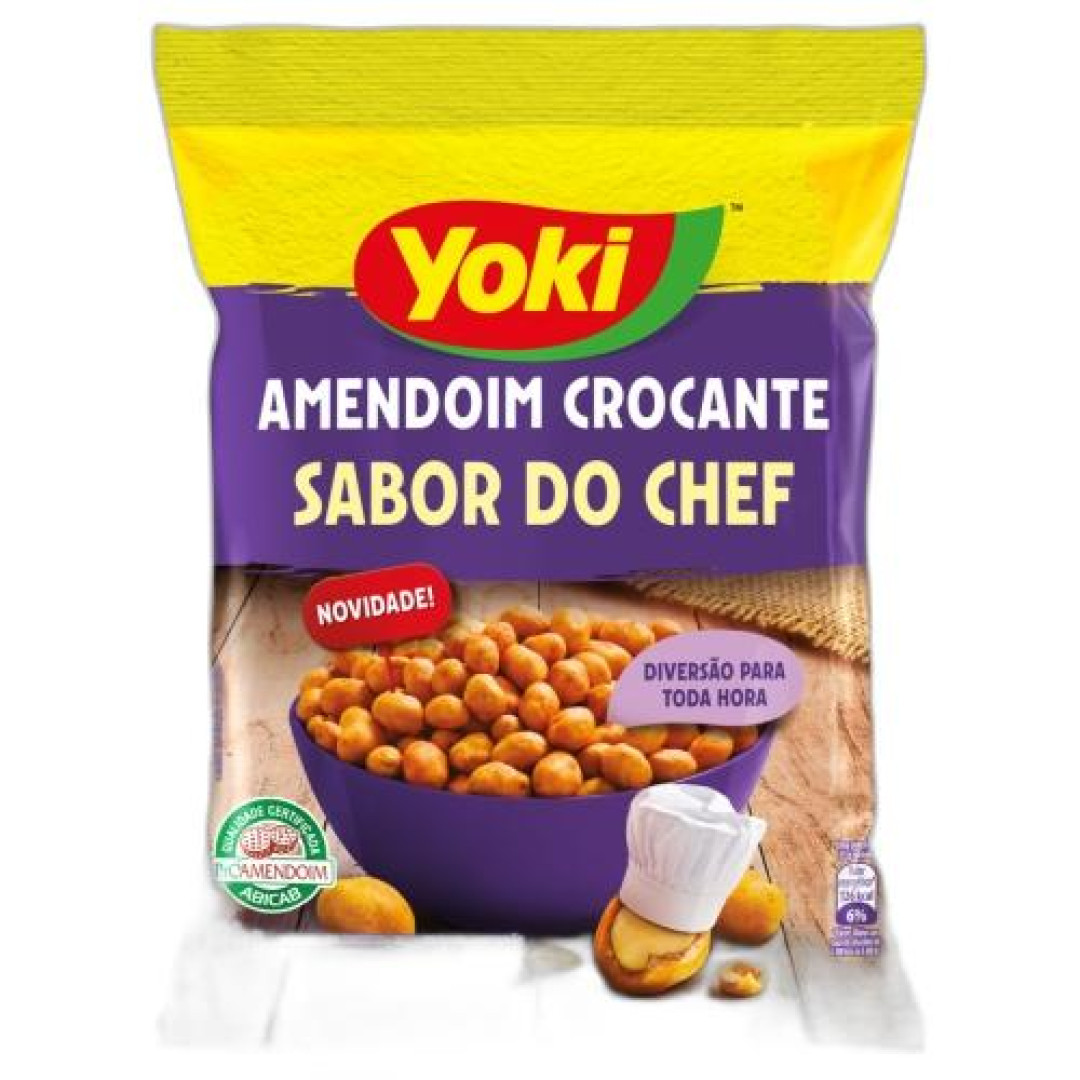 Detalhes do produto Amendoim Crocante Sabor Chef 150Gr Yoki Alho E Limao