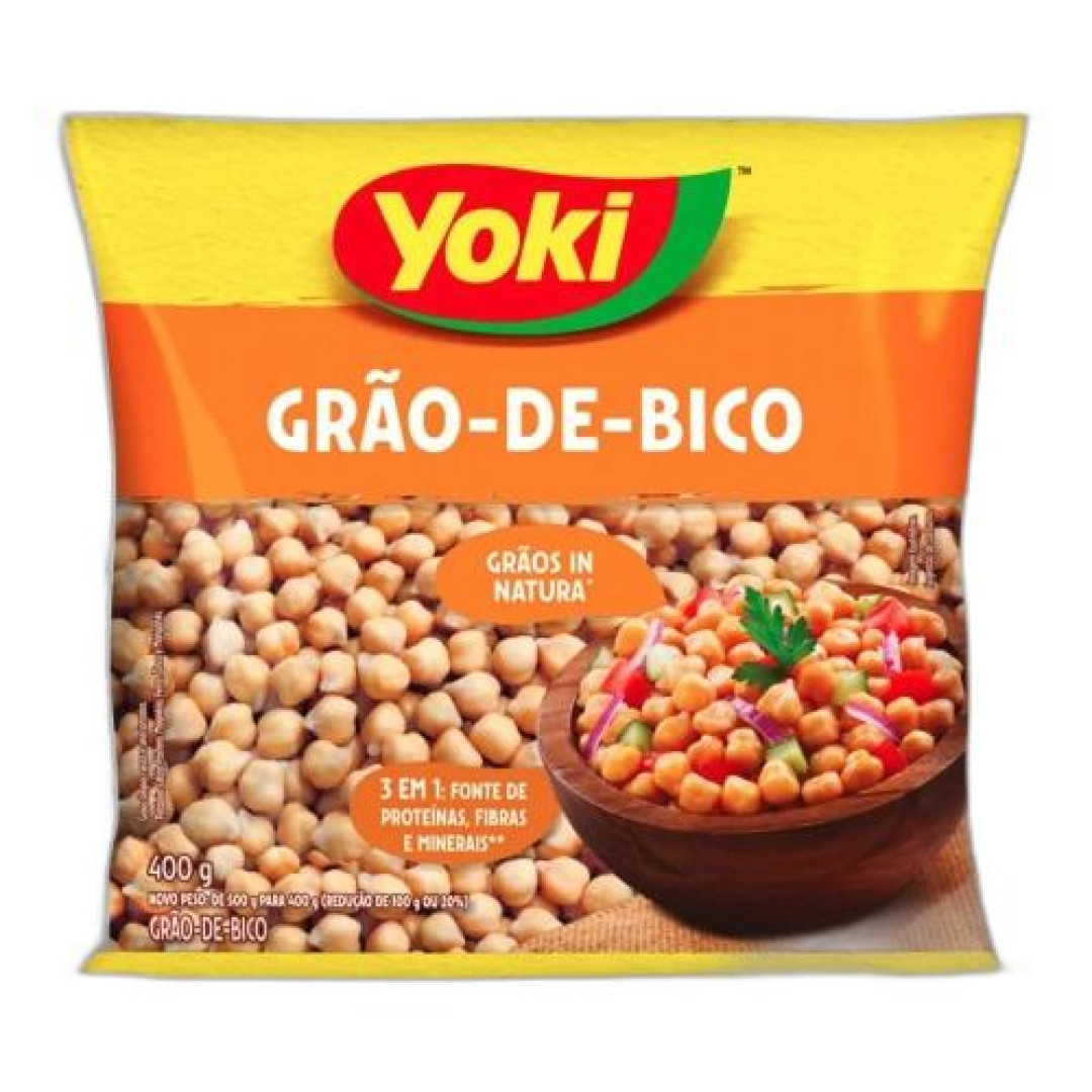 Detalhes do produto Grao De Bico 400Gr Yoki .