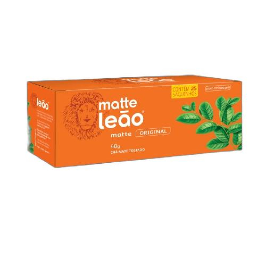 Detalhes do produto Cha Mate 40Gr (25Un) Leao Natural