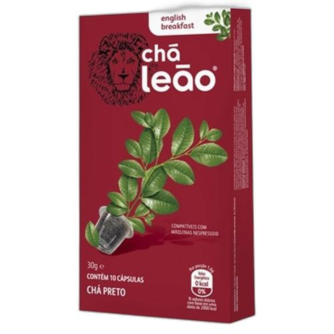 Detalhes do produto Cha Preto Capsula 30Gr (10Un) Leao .