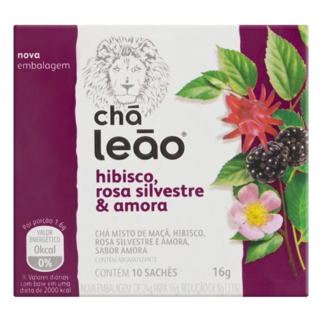 Detalhes do produto Cha Envelope 16Gr(10Un) Leao Silvestre