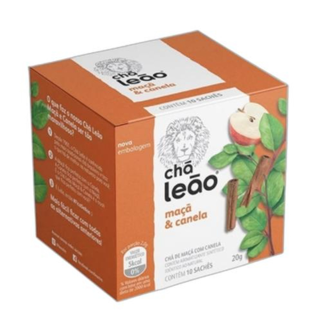 Detalhes do produto Cha Mate 20Gr (10Un) Leao Maca.canela