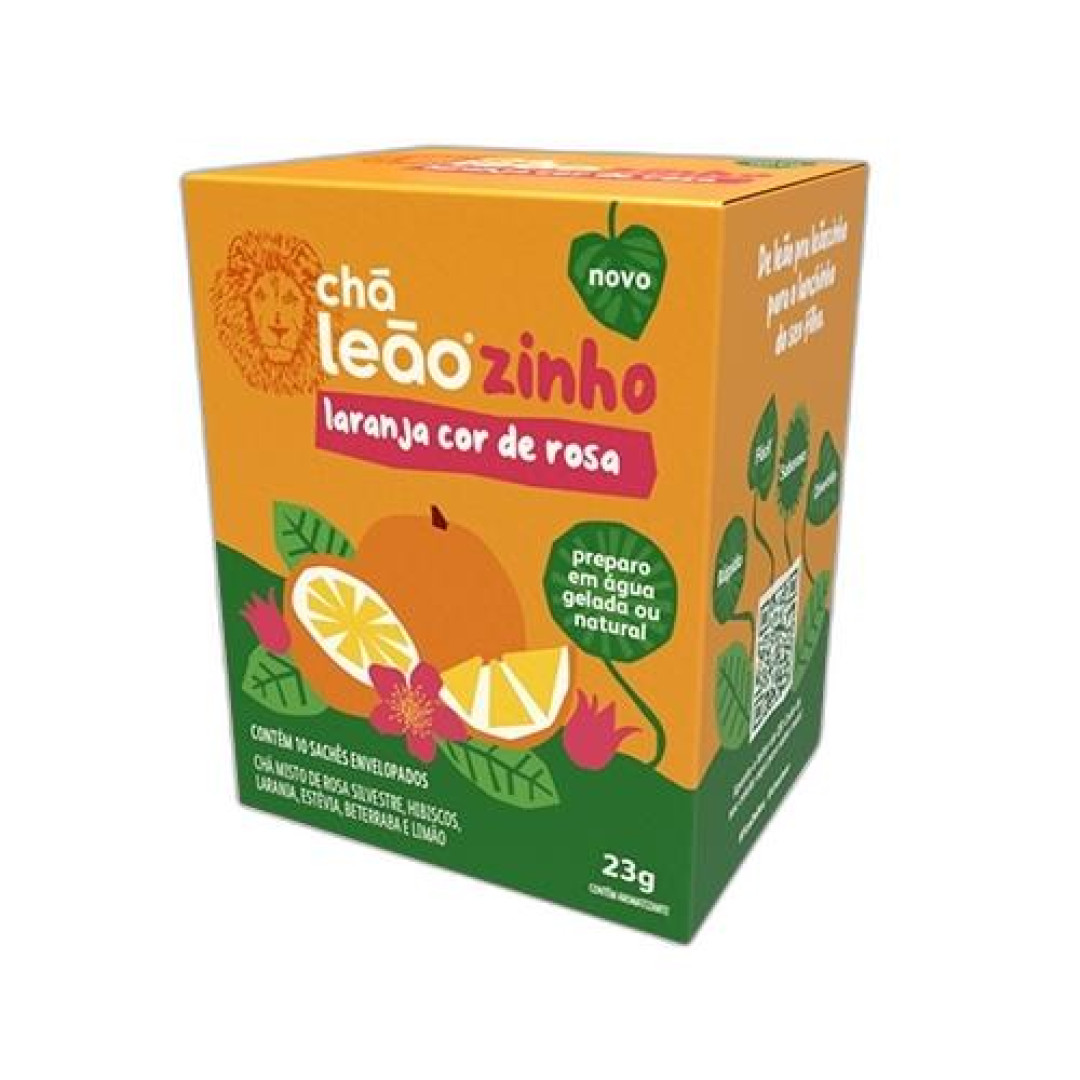 Detalhes do produto Cha Kids 23Gr(10Un) Leao Laranja Rosa