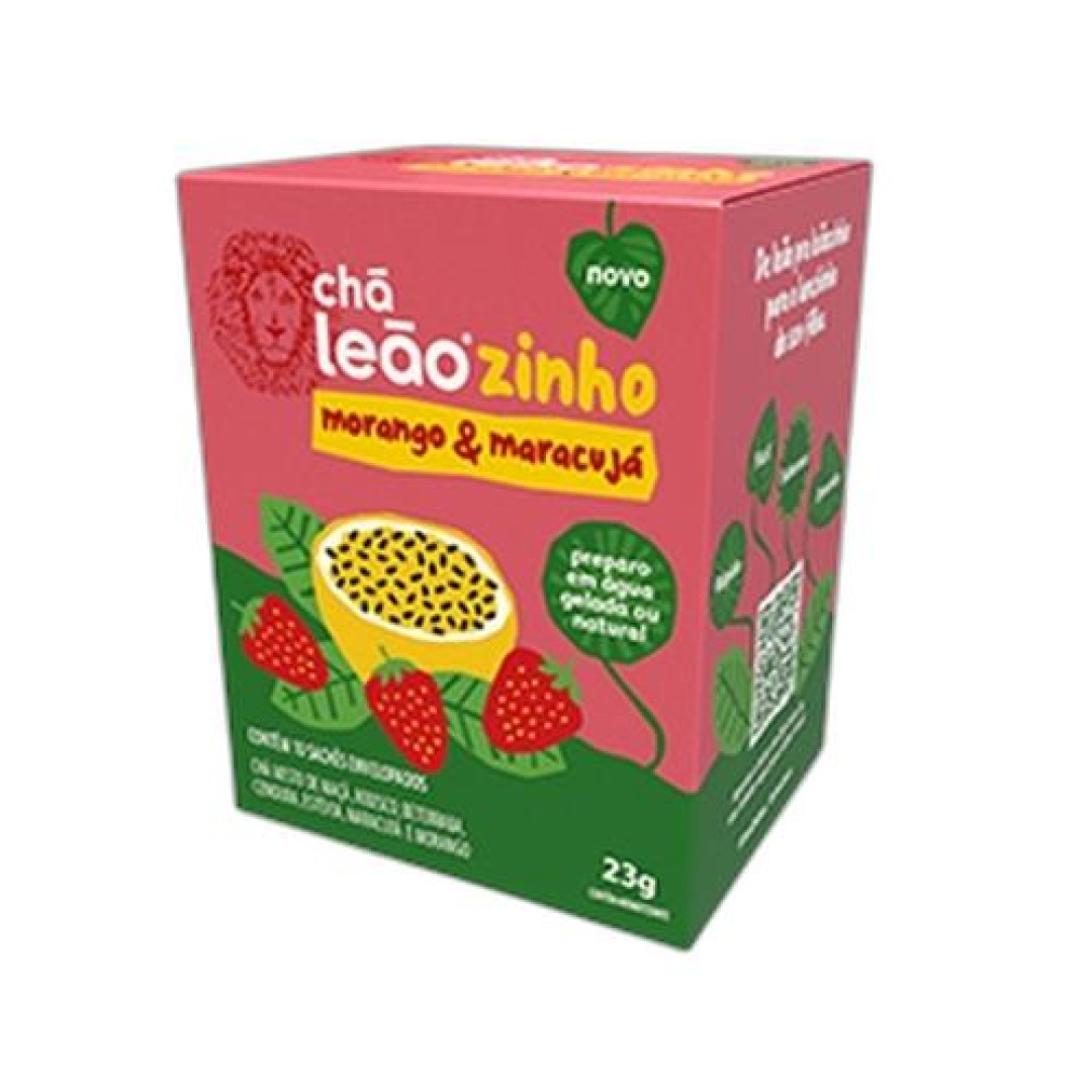Detalhes do produto Cha Kids 23Gr(10Un) Leao Morango Maracuj