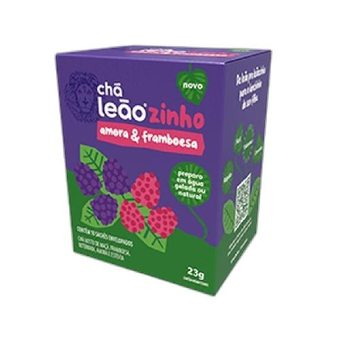 Detalhes do produto Cha Kids 23Gr(10Un) Leao Amora.framboesa