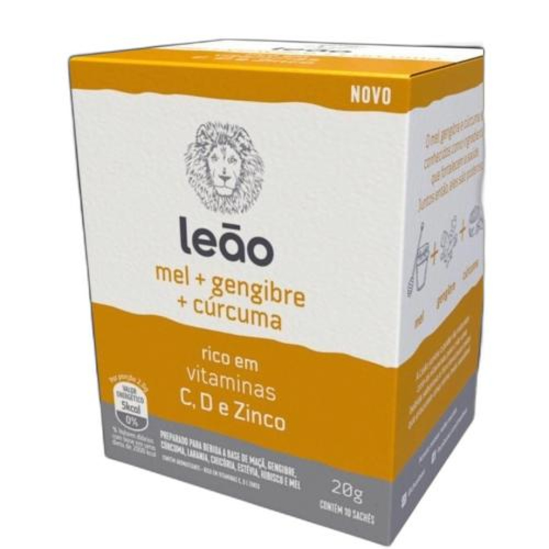 Detalhes do produto Cha Vitaminico Envelope 10Un Leao Mel.geng.c?rcum