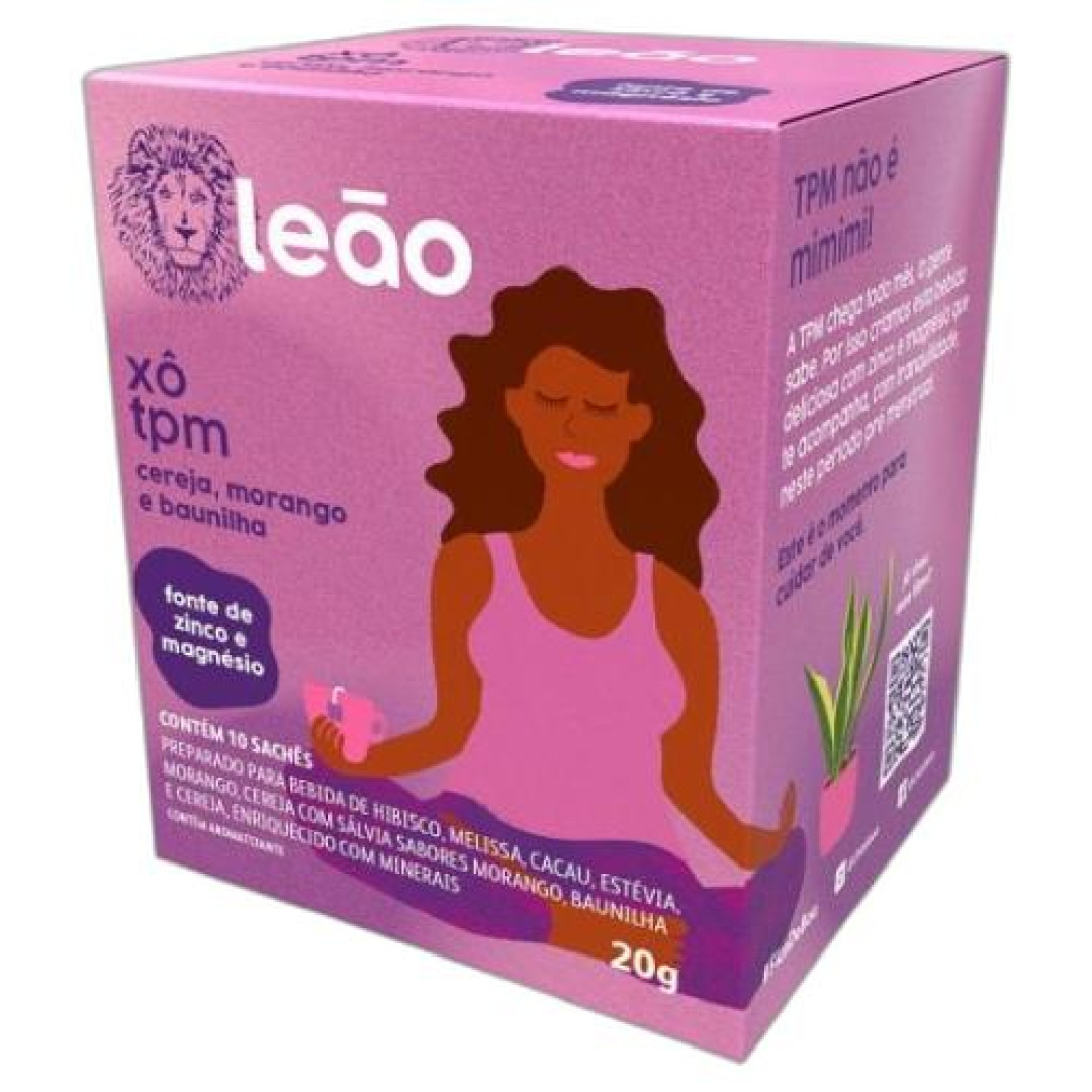 Detalhes do produto Cha Xo Tpm 20Gr (10Un) Leao Morango.baunilh