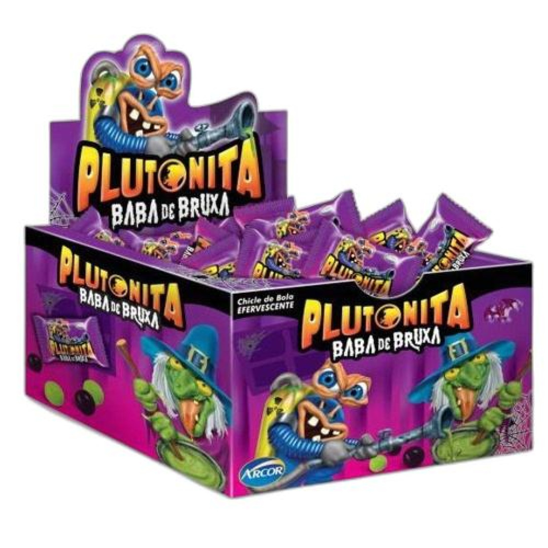 Detalhes do produto Chicle Plutonita Baba De Bruxa 36Un Sortido