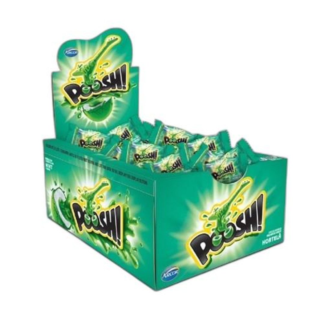 Detalhes do produto Chicle Poosh 200Gr Arcor Hortela