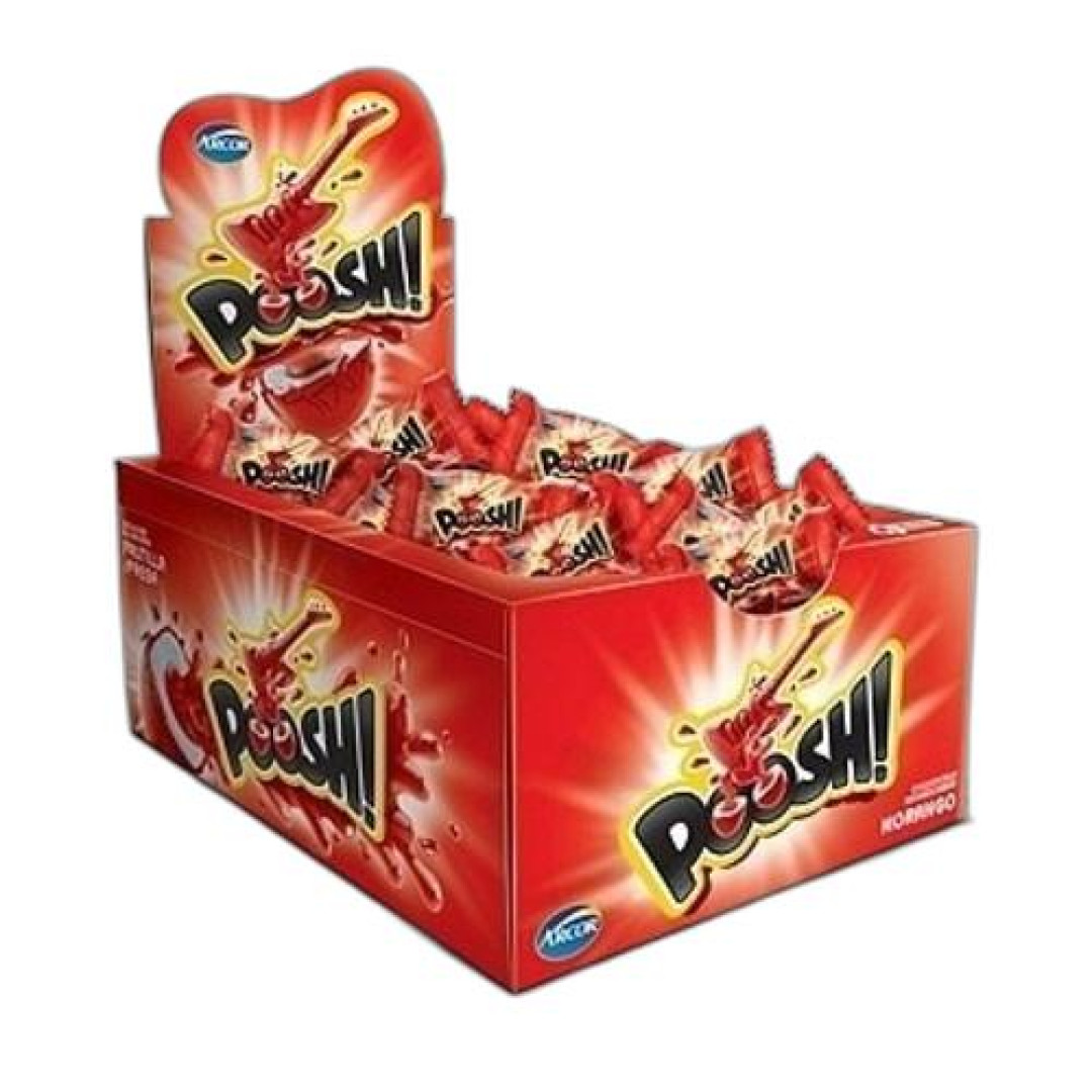 Detalhes do produto Chicle Poosh 200Gr Arcor Morango