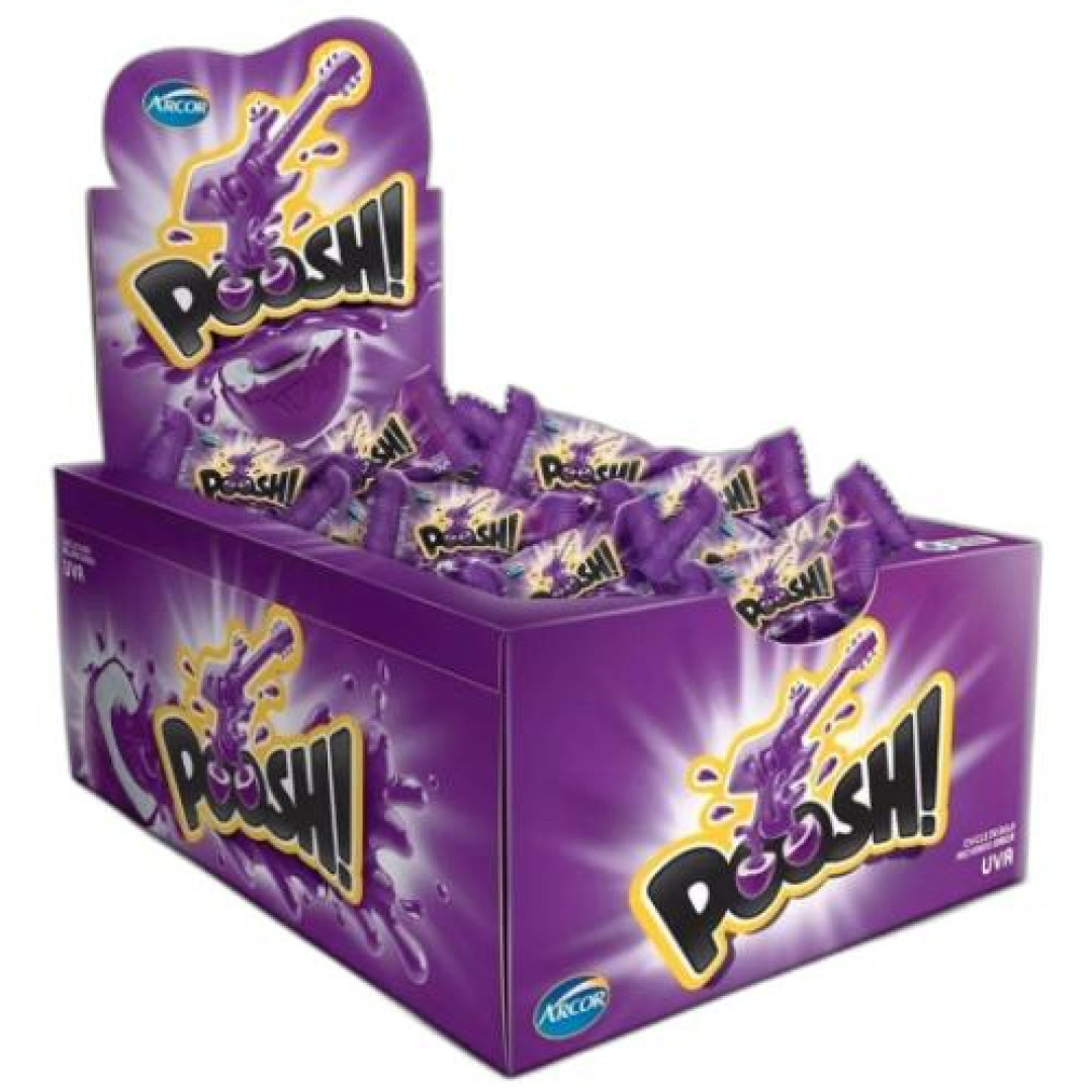 Detalhes do produto Chicle Poosh 200Gr Arcor Uva