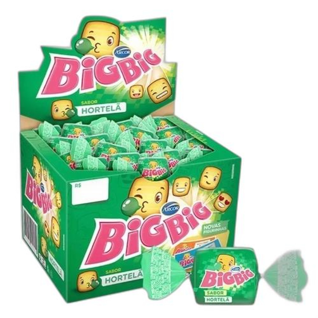 Detalhes do produto Chicle Big Big 315Gr Arcor Hortela