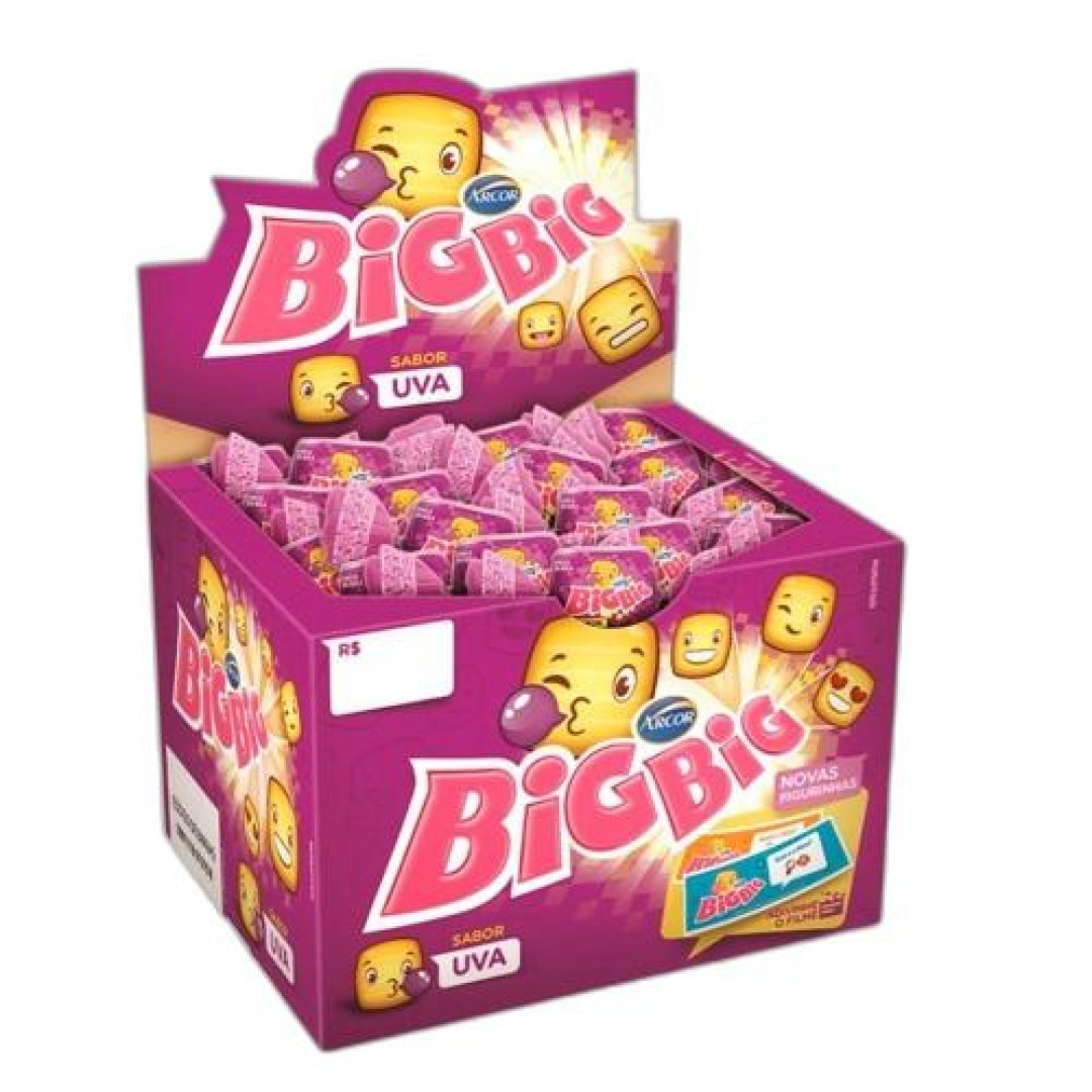 Detalhes do produto Chicle Big Big 315Gr Arcor Uva