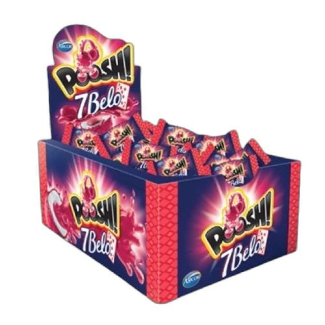 Detalhes do produto Chicle Poosh Jelly 7 Belo 200Gr Arcor Framboesa