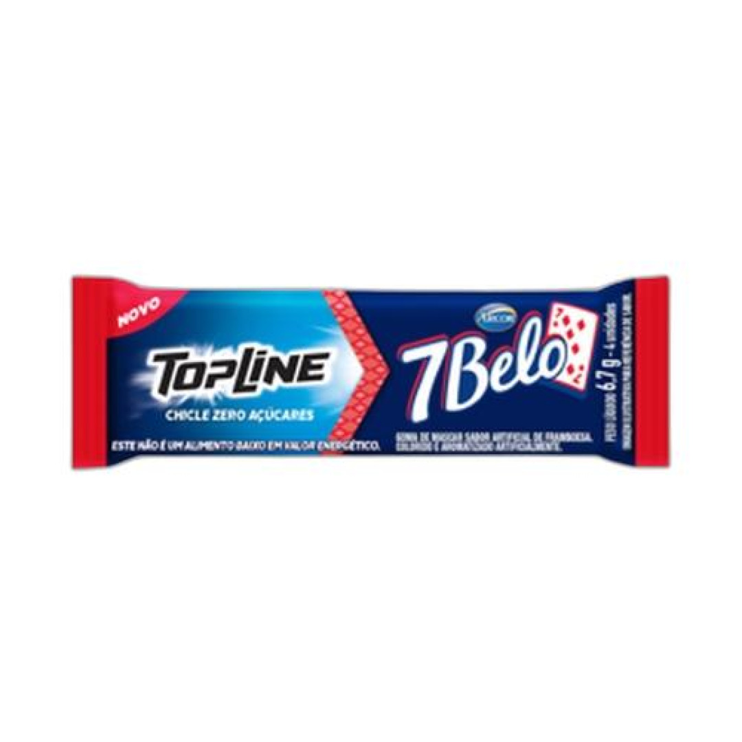 Detalhes do produto Chicle Topline 7 Belo 20Un Arcor .