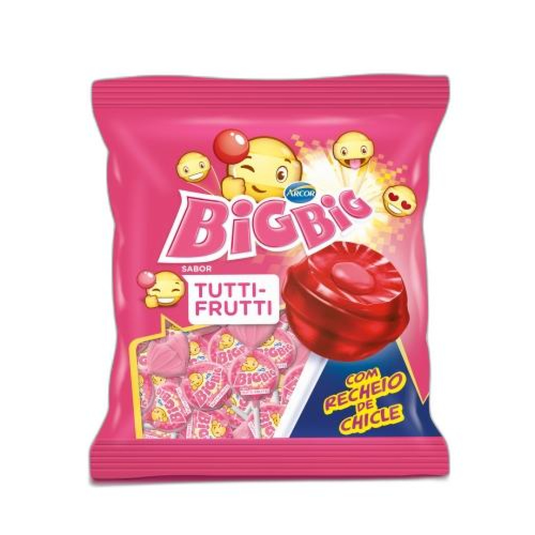 Detalhes do produto Pirl Chicle Big Big Pc 500Gr Arcor Tutti Frutti