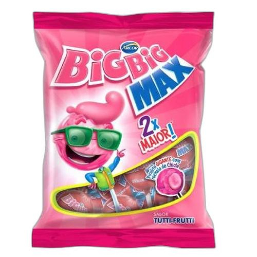 Detalhes do produto Pirl Chicle Big Big Max 600Gr Arcor Tutti Frutti