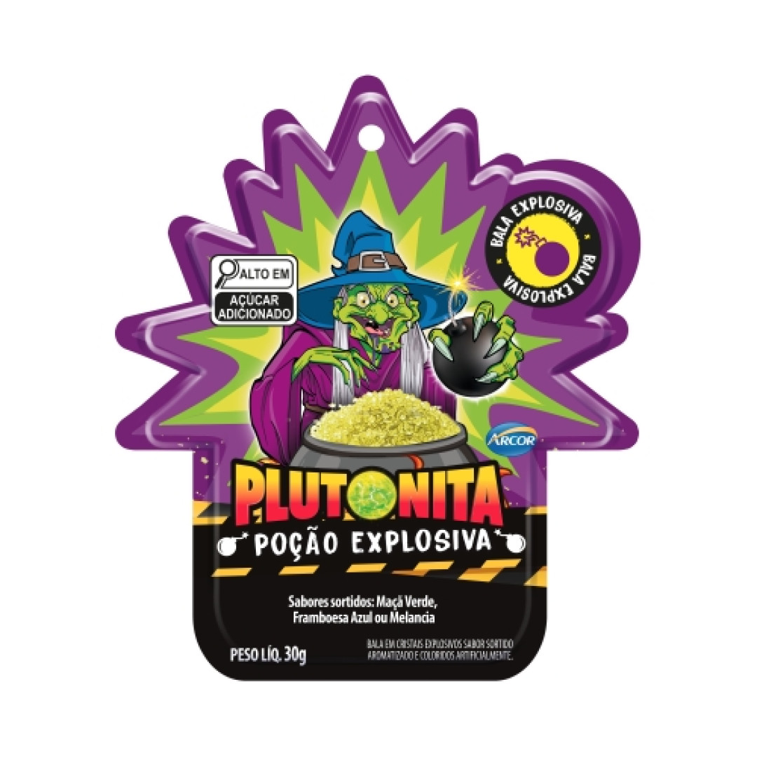 Detalhes do produto Bala Cristais Plutonita 30Gr Arcor Sortido