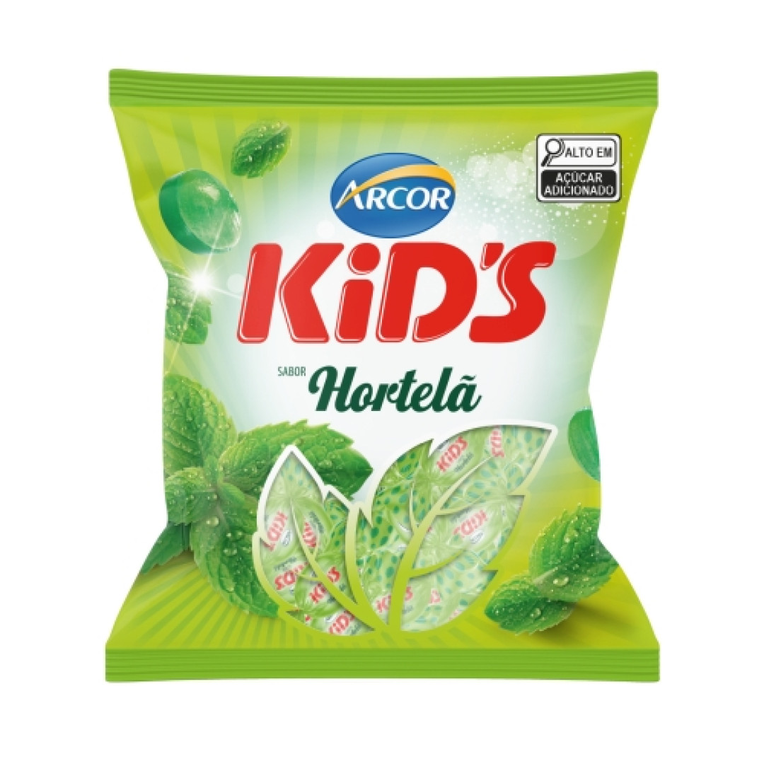Detalhes do produto Bala Dura Kids 400Gr Arcor Hortela