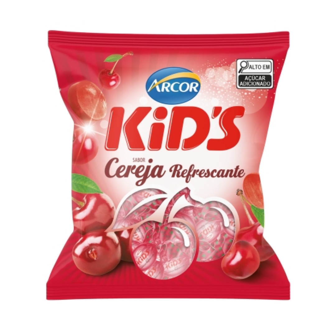 Detalhes do produto Bala Dura Kids 400Gr Arcor Cereja