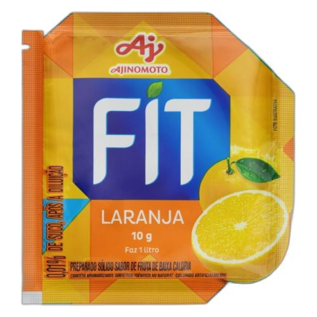Detalhes do produto Refrc Po Fit 10Gr Ajinomoto Laranja