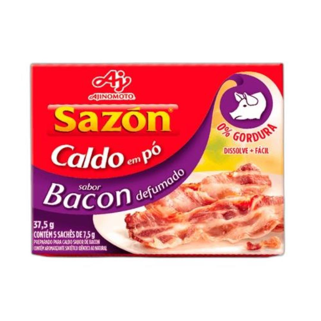 Detalhes do produto Caldo Po Sazon 32,5Gr Ajinomoto Bacon