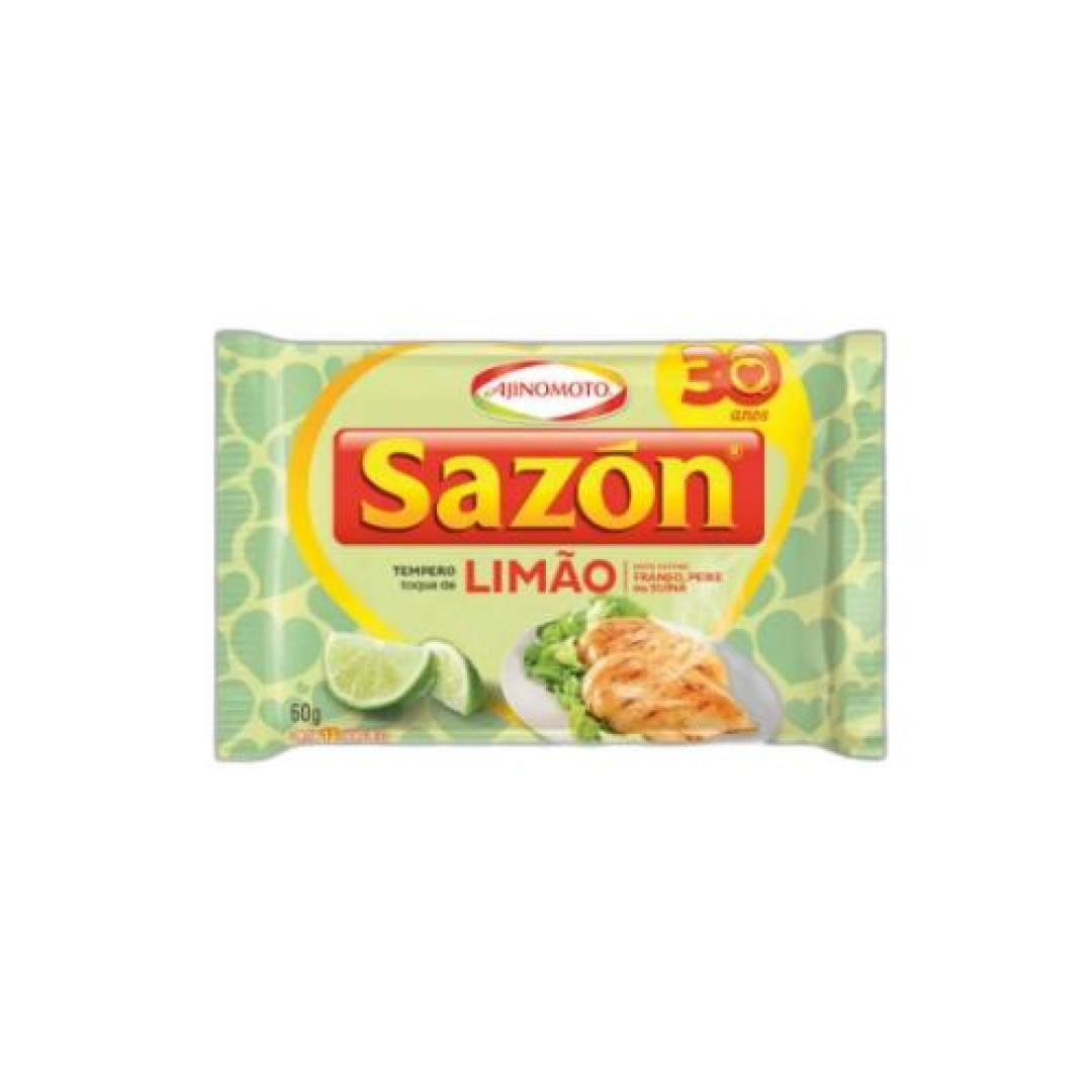Detalhes do produto Tempero Sazon 60Gr Ajinomoto Limao