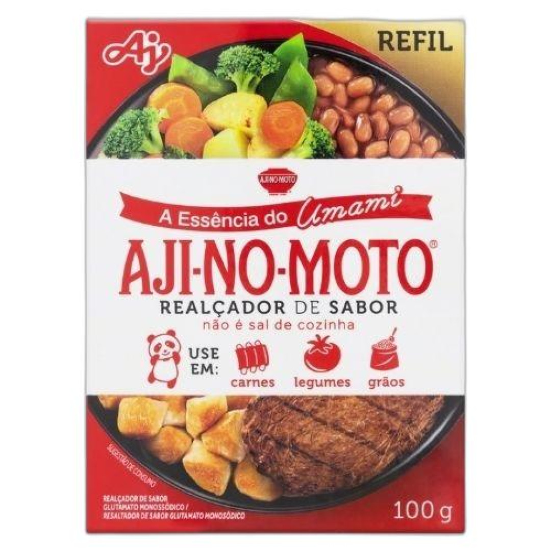 Detalhes do produto Realcador Sabor Refil 100Gr Ajinomoto .