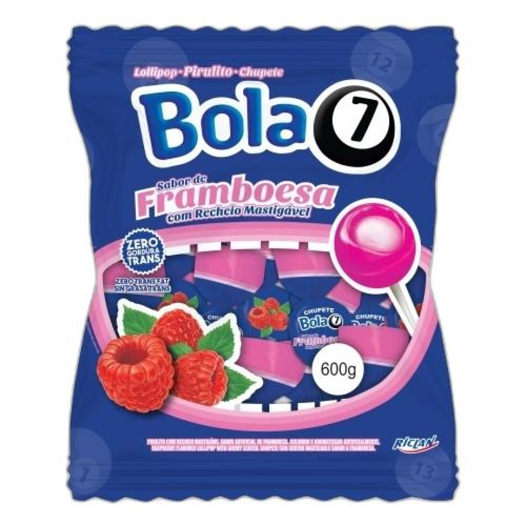 Detalhes do produto Pirl Bola 7 50Un Riclan Framboesa