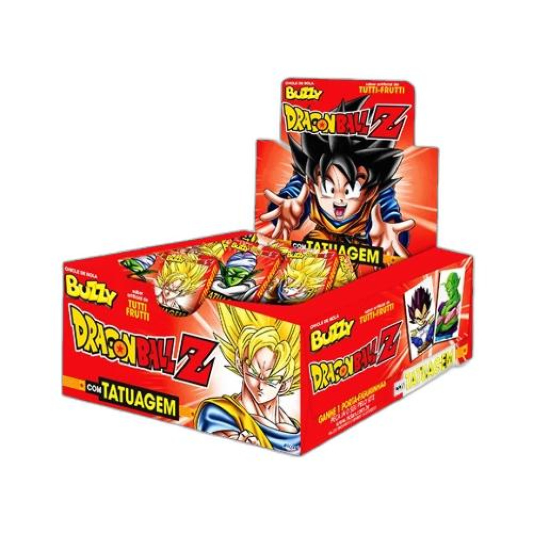 Detalhes do produto Chicle Buzzy Dragon Ball Tatoo 100Un Ric Tutti Frutti