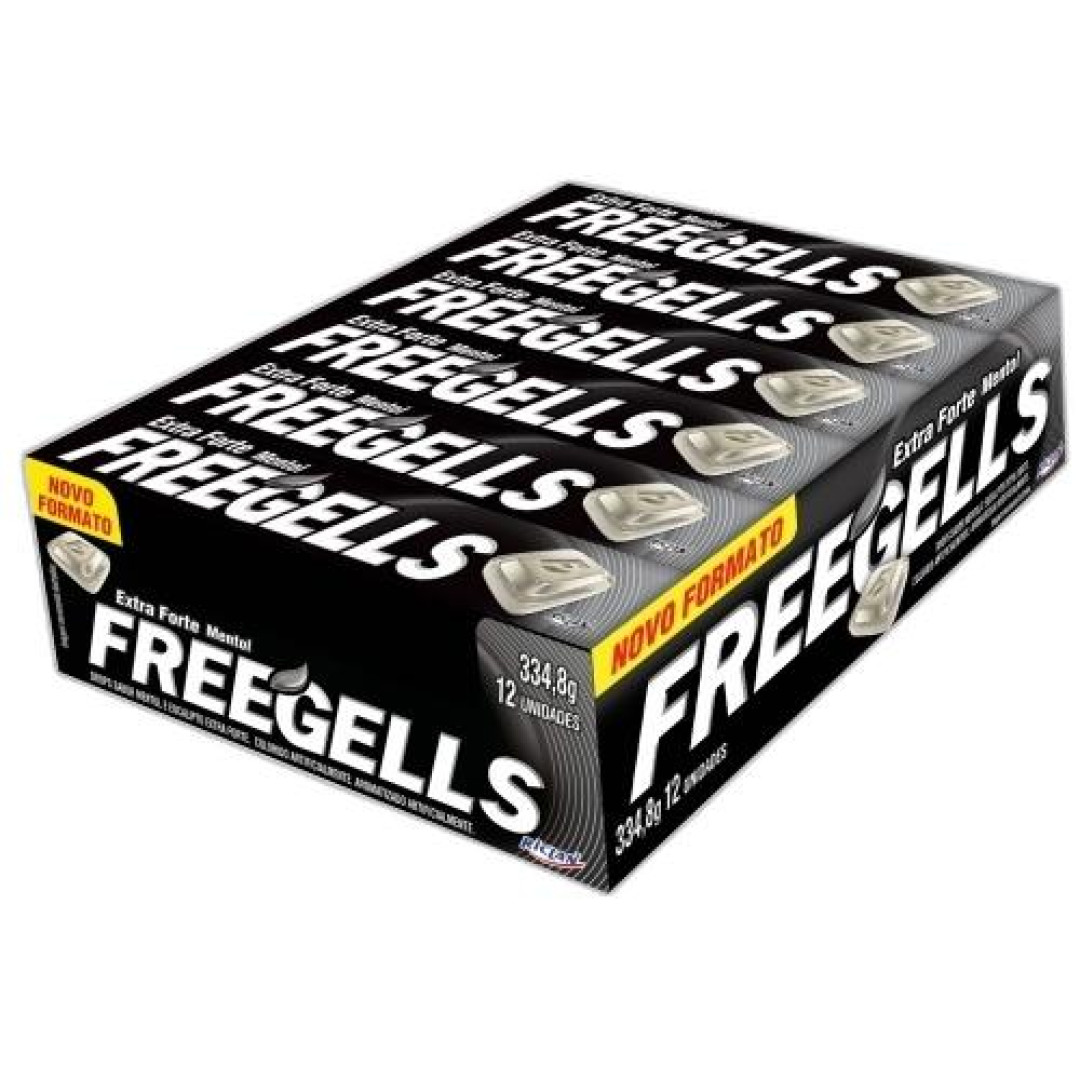 Detalhes do produto Drops Freegells 12Un Riclan Extra Forte