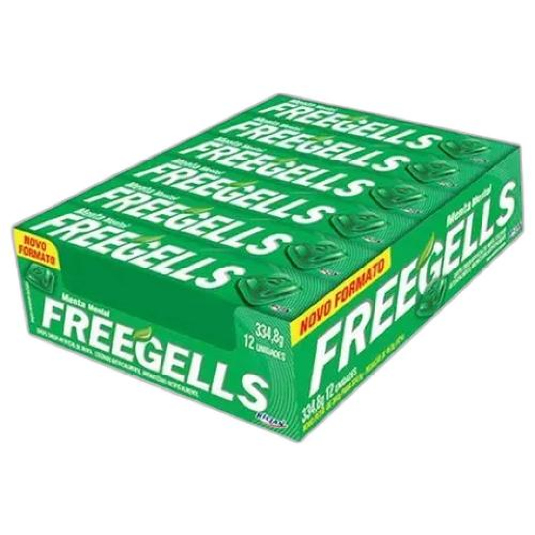Detalhes do produto Drops Freegells 12Un Riclan Menta
