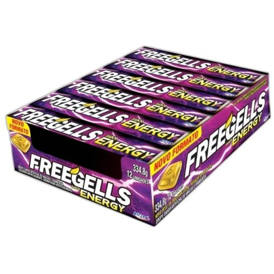 Detalhes do produto Drops Freegells 12Un Riclan Energy