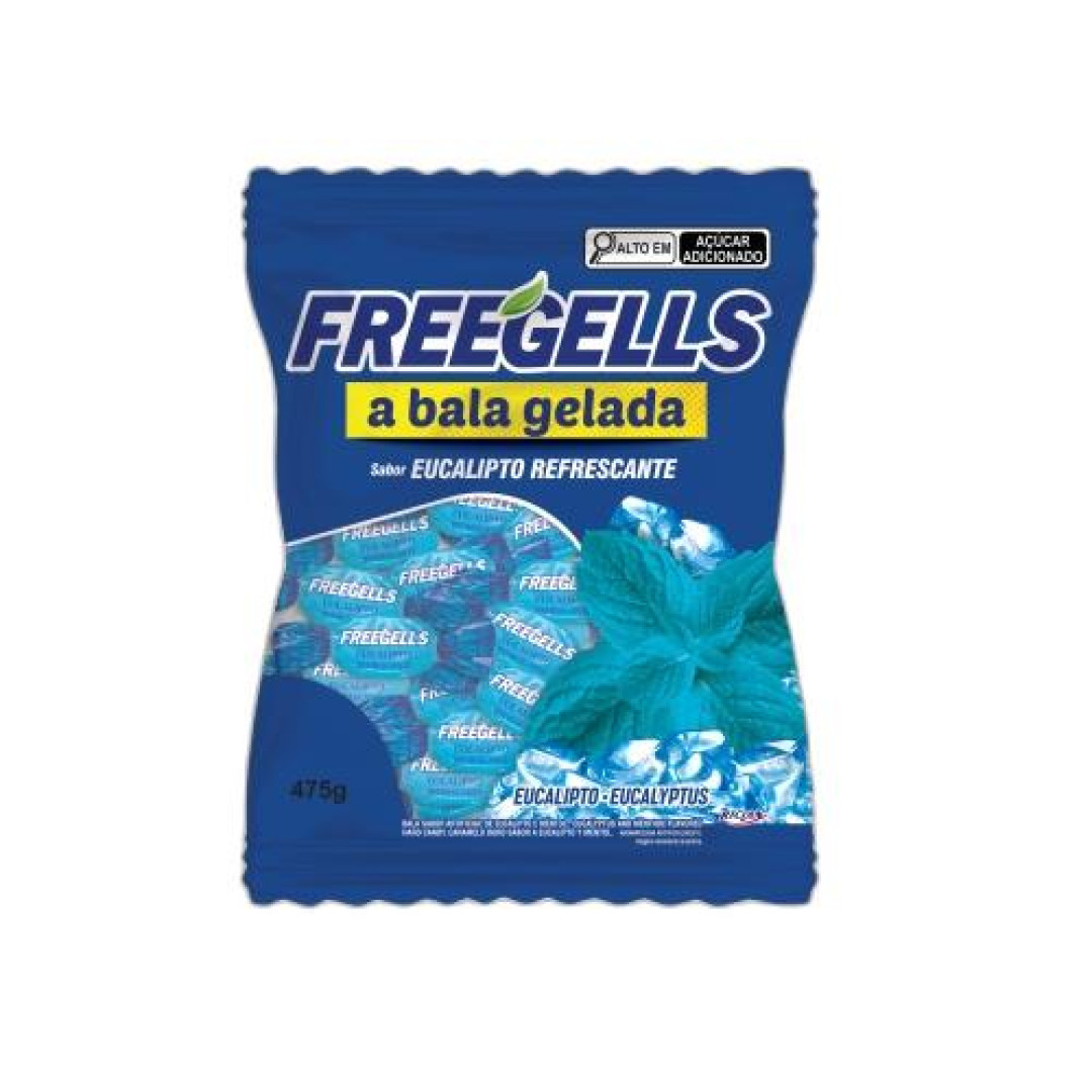 Detalhes do produto Bala Dura Freegells 475Gr Riclan Eucalipto