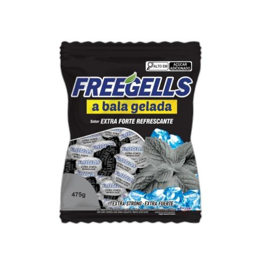 Detalhes do produto Bala Dura Freegells 475Gr Riclan Extra Forte