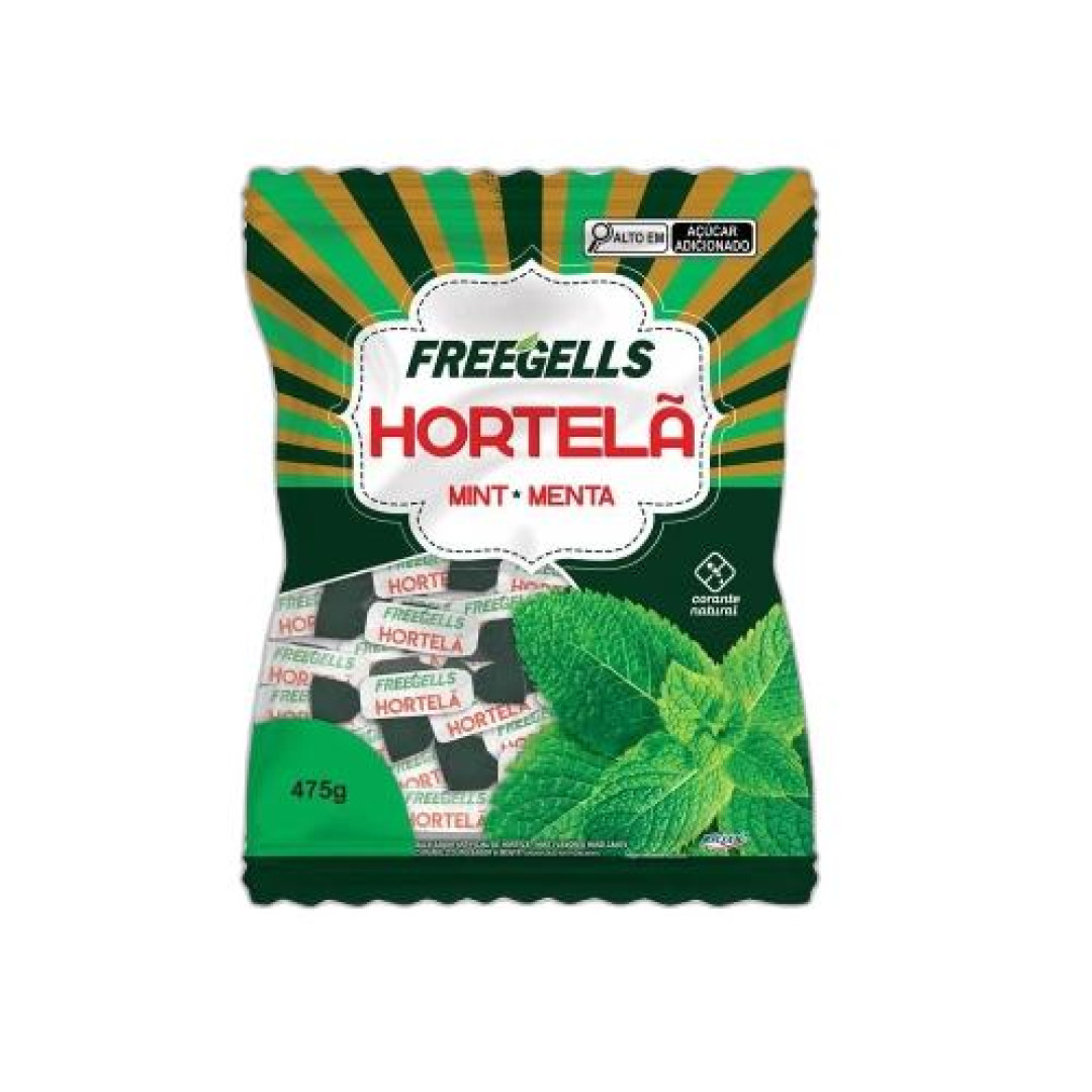 Detalhes do produto Bala Dura Freegells 475Gr Riclan Hortela