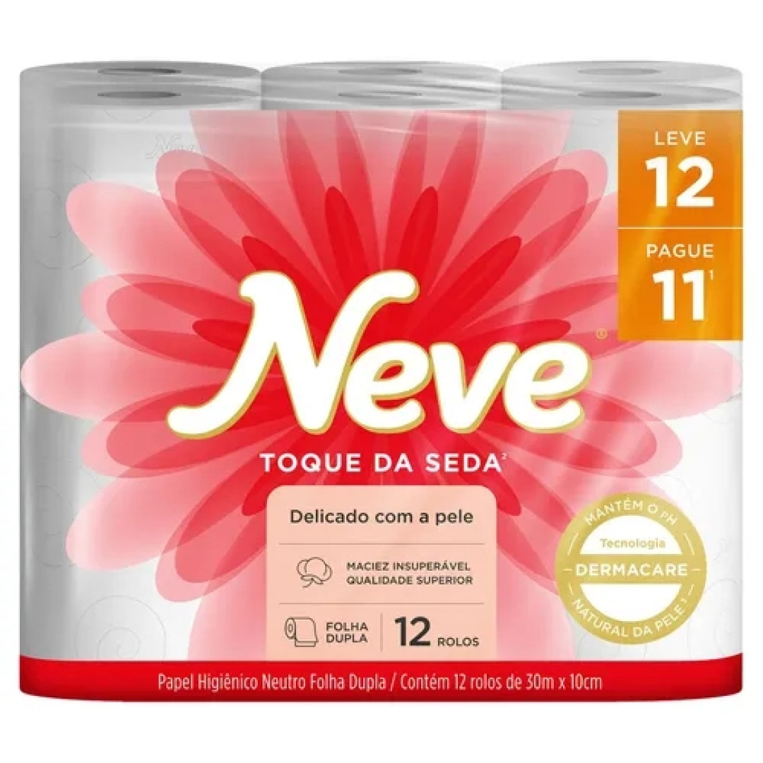 Detalhes do produto Papel Hig Neve Supreme L12 P11 Folha Dupla