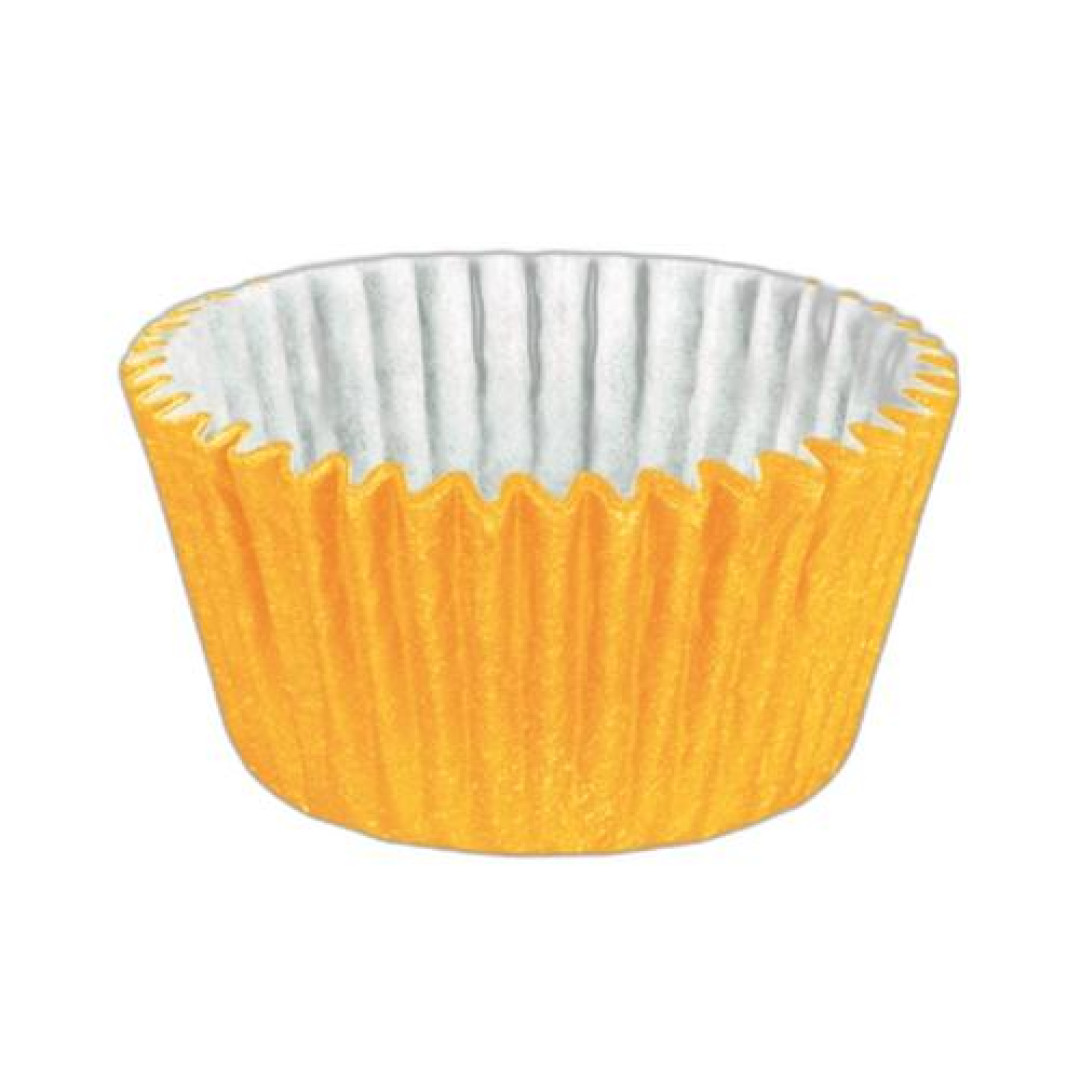 Detalhes do produto X Forminha Cupcake Papel 45Un Regina  Amarelo